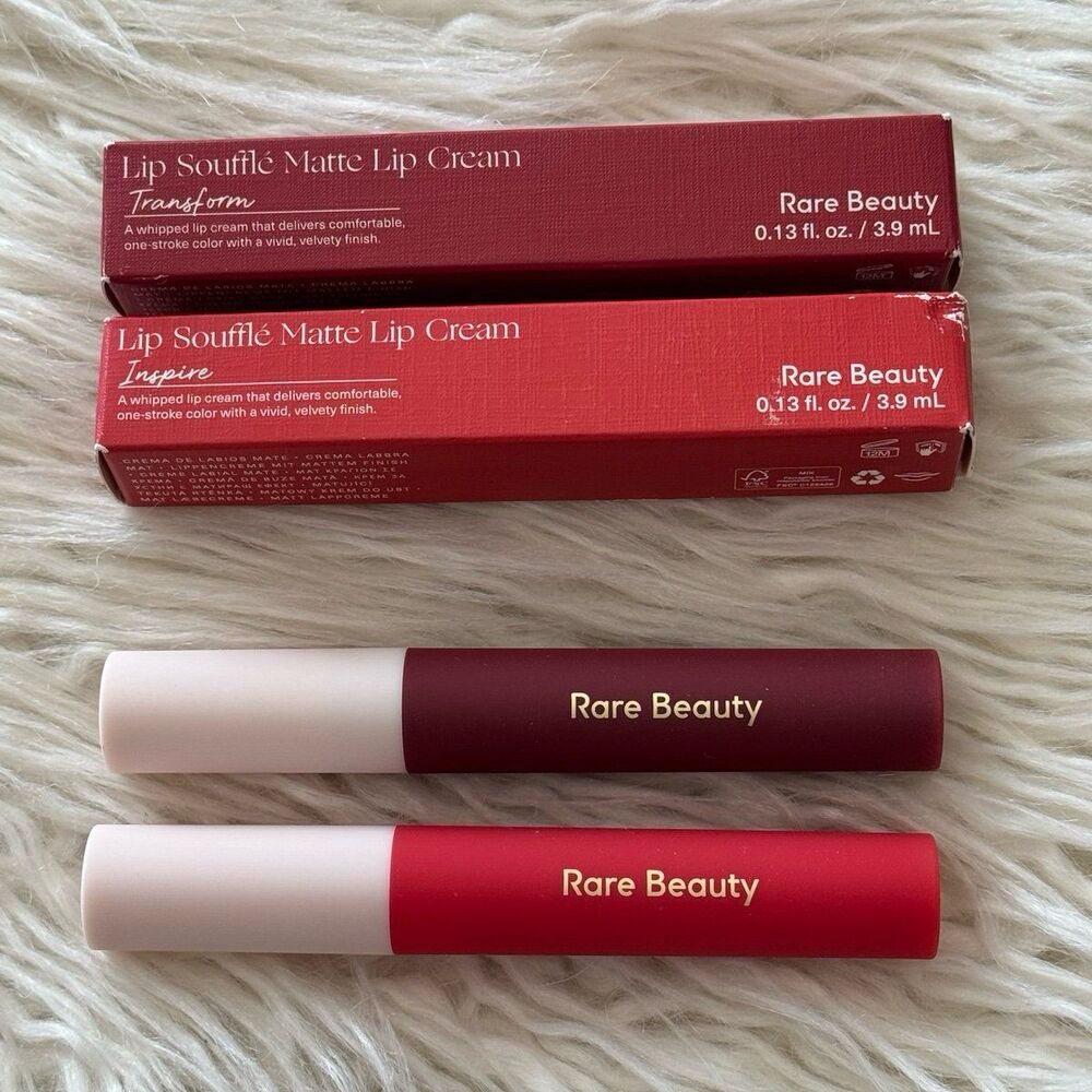 Rare Beauty by Selena Gomez Lip Souffle Matte Cream Lipstick Inspire & Transform